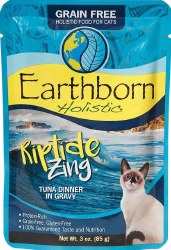 Earthborn Holistic Riptide Zing Tuna Dinner in Gravy Grain Free Wet Cat Food 3oz