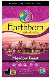 Earthborn Holistic Meadow Feast Grain Free Lamb and Pumpkin Adult Natural Dry Dog Food 4 lbs