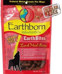 Earthborn Holistic EarthBites Lamb Meal Recipe Natural Moist Treats For Dogs 7.5oz