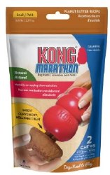 Kong Marathon Chew Dog Treat, Peanut Butter, Small, 2 count