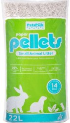 Pet Pick Paper Pellets Small Animal Litter, 22L