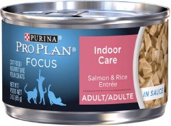 ProPlan Salmon and Rice Indoor, Wet Cat Food, 3oz