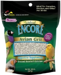 FMBrowns Avian Grit Plus Digestive Aid for Canaries and Finches Bird Supplement 20oz