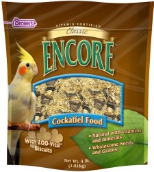 FMBrowns Classic Encore Cockatiel Bird Food 4lb