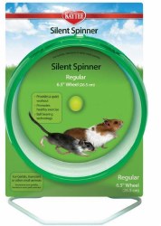 Kaytee Silent Spinner Small Animal Exercise Wheel, Assorted Colors, Regular, 6.5 inch