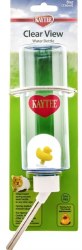 Kaytee Clear View Plastic Water Bottle, 8oz Capacity