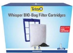 Tetra Whisper Unassembled Bio Bag Cartridge, Large, 12 pack