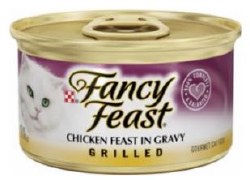 Purina Fancy Feast Grilled Chicken, Wet Cat Food, 3oz