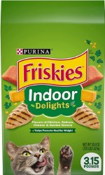 Purina Friskies Indoor Delights, Dry Cat Food, 3.15lb