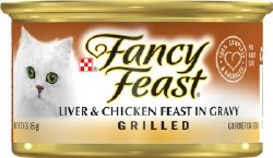Purina Fancy Feast Grilled Liver and Chicken, Wet Cat Food, 3oz