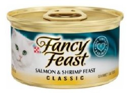 Purina Fancy Feast Gourmet Salmon and Shrimp, Wet Cat Food, 3oz