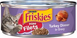 Purina Friskies Prime Filet Turkey, Wet Cat Food, 5.5oz