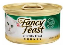 Purina Fancy Feast Chunky Chicken, Wet Cat Food, 3oz