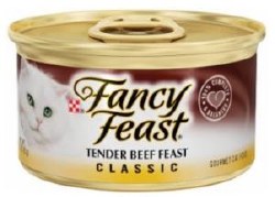 Purina Fancy Feast Tender Beef Feast, Wet Cat Food, 3oz
