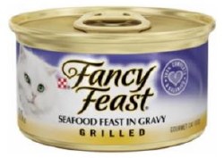 Purina Fancy Feast Grilled Seafood, Wet Cat Food, 3oz
