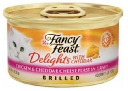 Purina Fancy Feast Delights Chicken and Cheese, Wet Cat Food, 3oz