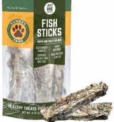 Hungry Paws Sticks Single Ingredient, Cod, Dog Treat, 8oz