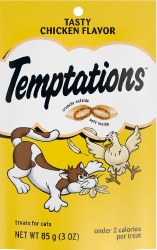 Whiskas Temptations Tasty Chicken Flavor, Cat Treat, 3oz