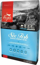 Orijen Grain Free Six Fish Dry Dog Food 25lb