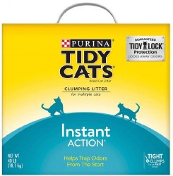 Purina Tidy Cat Scoop Immediate Odor Control, Cat Litter, 40lb Box