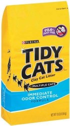 Purina Tidy Cats non-Clumping Immediate Odor Control, Cat Litter,10lb