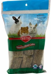 Kaytee Timothy Hay Blend Cubes Small Animal Food 1lb