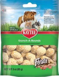 Kaytee Krunch A Rounds Sesame Covered Peanut Small Animal Treats 3oz