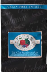 Fromm Four Star Surf and Turf Salmon and Chicken Recipe for All Life Stages Grain Free, Dry Dog Food, 26lb