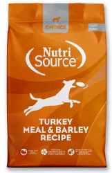 NutriSource Choice Turkey Meal and Barley Recipe, Dry Dog Food, 4lb