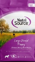 NutriSource Large Breed Puppy Chicken and Rice Formula, Dry Dog Food, 1.5lb