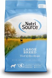 NutriSource Large Breed Trout, Dry Dog Food, 26lb