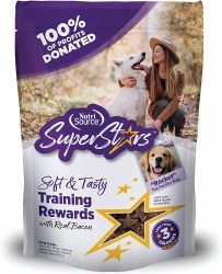 NutriSource Superstar Training Treat Bacon, Dog Treats, 16oz