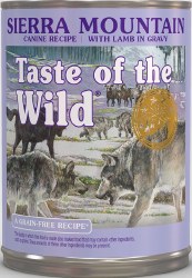 Taste of the Wild Sierra Mountain Lamb Recipe Grain Free Canned Wet Dog Food 13.2oz