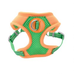 Coastal Pet Reflective Harness Extra Small Lime & Orange