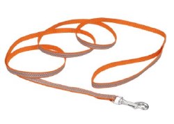 Lazer Bright Reflective 3/8 inch x 6ft Orange Abstract Rings Leash