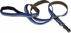 Reflective Leash With Scissor Snap 5/8 inch x 6 inch Sapphire