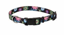 3/4 inch x 14-20 inch Adjustable Collar Wild Flower