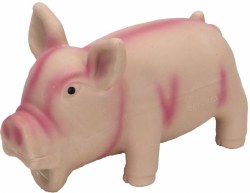 Rascals Latex 7.5 inch Grunting Pig Pink