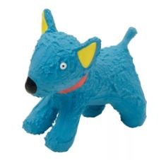 Coastal Li'l Pals Latex Dog Toy, 4 inch, Blue