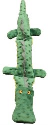 Skinneeez Extreme Triple Squeak Crocodile, 25 inch