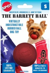 Spot Barrett Ball, Red, 2.5 inch