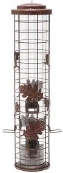 Woodstream Perky Pet, squirrel-Be-Gone Max Pinecone, Wild Bird Feeder, Rust, 1.75lb