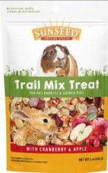 Sunseed Vitakraft Cranberry and Apple Trail Mix Rabbit and Guinea Pig, Small Anmial Treat, 5oz