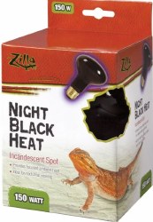 Zilla Incandescent Night Black Heat Spot Reptile Bulb 150W