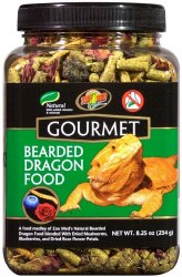 Zoo Med Lab Gourmet Bearded Dragon Diet Reptile Food, 8.25oz