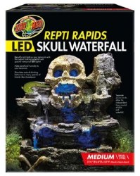 Zoo Med Lab Repti Rapids LED Skull Terrarium Waterfall Kit, Medium