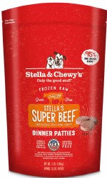 Stella & Chewy's Frozen Patties W Beef 3lb
