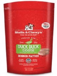 Stella & Chewys Frozen Patties W/Duck Duck Goose 6lb