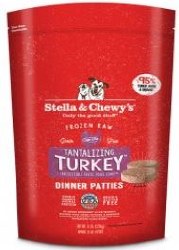 Stella & Chewy's Frozen Patties with Turkey 6lb