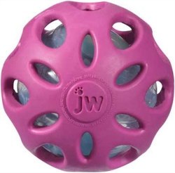 JW Crackle Head Ball, for Puppies and Small Breads, Small